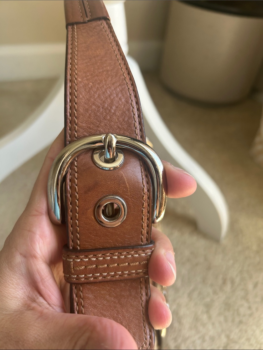 Vintage coach soho bag 11860 brown canvas - Picture 3 of 14